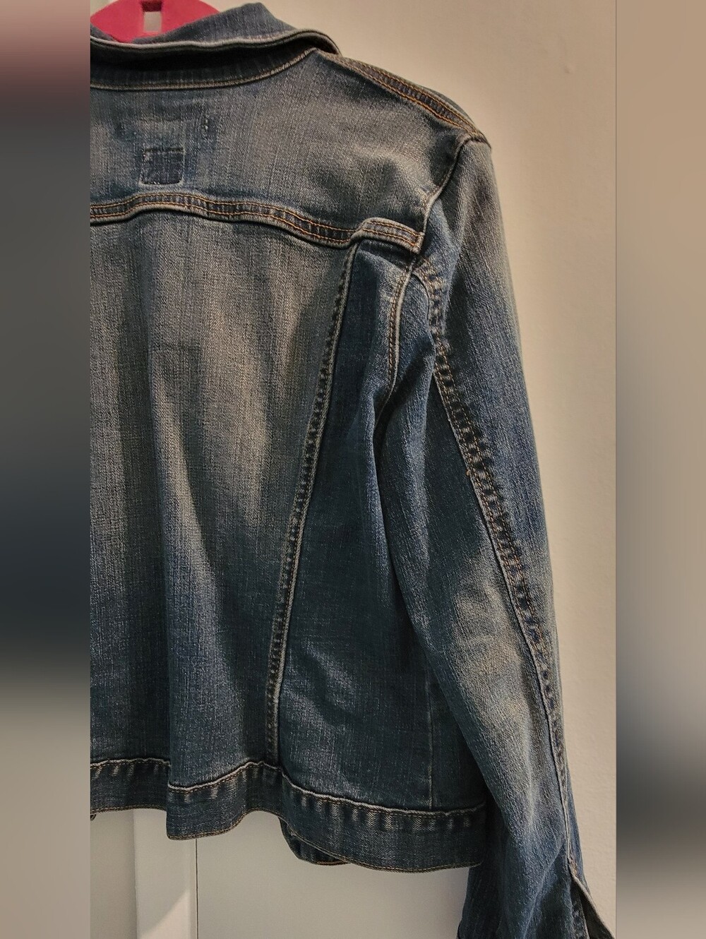 GAP Stretch Denim Jacket - Blue M - Picture 9 of 12